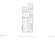 First floor plan featuring kitchen, living room, dining room, and bathroom at 2815 Curtis St, Denver, CO 80205