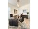 Stylish office with modern desk, executive chairs, and elegant lighting fixtures at 5492 Woodroot Pt, Castle Rock, CO 80104
