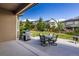 Backyard patio featuring an outdoor kitchen area perfect for al fresco dining and entertaining at 26722 E Peakview Pl, Aurora, CO 80016