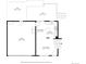 Detailed floor plan showcasing the layout of the garage, kitchen, living room and patio on floor 2 at 9315 Field Ln, Westminster, CO 80021