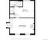 Detailed floor plan showcasing the layout of the Gathering room, bedroom and bathroom on floor 1 at 9315 Field Ln, Westminster, CO 80021