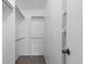 Bright closet featuring white walls and shelving at 7185 S Gaylord St # G13, Littleton, CO 80122