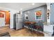 Cozy dining area featuring an open floor plan and views of the outside at 6835 W 55Th Pl, Arvada, CO 80002