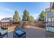 Spacious deck with seating area, perfect for outdoor relaxation at 9488 Brook Ln, Lone Tree, CO 80124