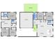 Detailed floor plan showcasing layout of the home, including bedrooms, living spaces, and garage at 1173 Xenon St, Golden, CO 80401