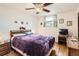Bedroom featuring a ceiling fan and natural light, creating a cozy and relaxing space at 7948 Stuart St, Westminster, CO 80030