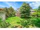 Lush backyard featuring a well-maintained lawn and mature trees, perfect for outdoor activities at 20530 Parker Vista Cir, Parker, CO 80138