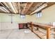 Unfinished basement offering a versatile workspace, perfect for storage or customization at 798 Alkire St, Lakewood, CO 80401