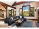 Bright living room with a large window offering picturesque mountain views at 41 Stillson Placer Ter, Breckenridge, CO 80424