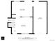 First floor plan including eat-in kitchen, living room, foyer, and garage at 17900 E Mexico Dr, Aurora, CO 80017