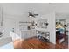 Kitchen featuring a dry bar, stainless steel appliances, and ample storage space at 17900 E Mexico Dr, Aurora, CO 80017