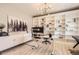 Well-lit office space with custom built-ins, modern lighting, and a functional layout at 417 S Ouray St, Aurora, CO 80017