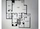 Detailed floor plan showcasing the layout of the home, including the kitchen and bedrooms at 1900 E Girard Pl # 907, Englewood, CO 80113