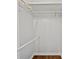 A simple empty closet with hanging bars ready for storage at 500 S Pennsylvania St # 520, Denver, CO 80209