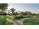 Scenic view of the green space park with landscaped gardens and walkways at 500 S Pennsylvania St # 520, Denver, CO 80209