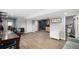 Large finished basement showcasing a dining area, storage, and direct bathroom access for versatile living at 9924 Silver Maple Way, Highlands Ranch, CO 80129