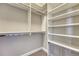 Walk-in closet with adjustable shelving and drawers for optimal organization at 11821 Discovery Ln, Parker, CO 80138