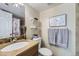 Clean bathroom with updated vanity and shower at 11914 Bellaire Cir, Thornton, CO 80233