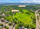 Beautiful view of the park with the community, and Marsten Lake in the background at 5155 W Quincy Ave # 101, Denver, CO 80236