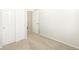 Bright bedroom with carpet flooring, closet and neutral paint at 6068 Corral St, Brighton, CO 80601