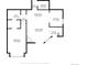 Detailed floor plan showcasing the layout, dimensions, and flow of the home at 12655 E Pacific Cir # E, Aurora, CO 80014
