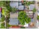 Aerial view of backyard with ADU, garage, and house expansion potential at 3254 Newton St, Denver, CO 80211
