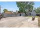 Large concrete parking pad and storage shed in the backyard with ADU potential at 3254 Newton St, Denver, CO 80211
