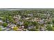 Aerial view of the neighborhood showing mature tree canopy at 3254 Newton St, Denver, CO 80211