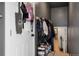 Entryway area featuring organizational hooks, storage for shoes, and closet at 6163 W 76Th Ave, Arvada, CO 80003