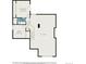 Floor plan showcasing the primary bedroom, bathroom, additional bedroom, and open area at 10152 Telluride St, Littleton, CO 80125