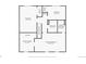 Layout of the 2nd floor with bedrooms, closets, and bathrooms labeled with dimensions for clear understanding at 12234 W Saratoga Ave, Morrison, CO 80465