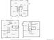 Full layout with labeled dimensions for living spaces: Gathering room, kitchen, bedrooms, and basement at 12234 W Saratoga Ave, Morrison, CO 80465