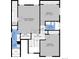 Upstairs floorplan featuring spacious bedrooms, bathrooms, walk-in closets and hall ways at 10222 W Ida Ave # 237, Littleton, CO 80127