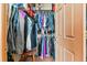 Spacious walk-in closet with ample storage racks for clothing and personal items at 444 17Th St # 1003, Denver, CO 80202