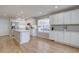 Beautiful kitchen featuring hardwood floors, white cabinets, and modern stainless appliances at 11886 Elk Head Range Rd, Littleton, CO 80127