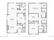 Detailed floor plan showcasing the layout of the home, including the kitchen, bedrooms, living areas, and bathrooms at 2530 N Franklin St, Denver, CO 80205