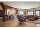 Finished basement with wet bar and mountain views at 4479 Tierra Alta Dr, Castle Rock, CO 80104