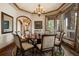 Formal dining room with hardwood floors and large windows at 4479 Tierra Alta Dr, Castle Rock, CO 80104