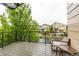 Outdoor deck with seating and neighborhood view at 2110 W 67Th Pl, Denver, CO 80221