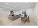 Finished basement with living area and dining space at 410 S Vine St, Denver, CO 80209