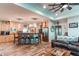 Spacious living room featuring hardwood floors and an open-concept layout at 42919 Vista Rdg, Parker, CO 80138