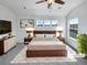 Inviting main bedroom featuring three windows and a ceiling fan at 1491 Ophir Rd, Castle Rock, CO 80109