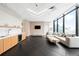 Relaxing resident lounge features comfortable seating, sleek finishes, and a beer tap at 1901 Wazee St # 304, Denver, CO 80202