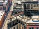 Aerial view of a rooftop deck featuring lounge seating at 1901 Wazee St # 304, Denver, CO 80202