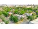 Charming neighborhood aerial view highlighting mature trees, colorful homes, and tree-lined streets at 2098 N Clarkson St, Denver, CO 80205