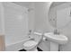 Bathroom with a tub and shower combination at 1086 Highlands Dr, Erie, CO 80516