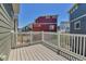Deck overlooking neighboring houses at 1086 Highlands Dr, Erie, CO 80516
