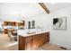 Bright kitchen features modern countertops, sleek cabinets, and an inviting breakfast nook at 7308 S Steele Cir, Centennial, CO 80122