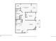 Detailed floor plan with labeled rooms, dimensions, and layout of living spaces, including bedrooms and kitchen at 7440 S Blackhawk St # 2-106, Englewood, CO 80112