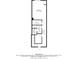 Floor plan of a bedroom, bathroom, and hallway at 1655 N Williams St, Denver, CO 80218